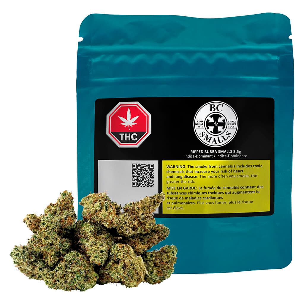 BC Smalls Ripped Bubba Smalls 3.5g Dried Flower