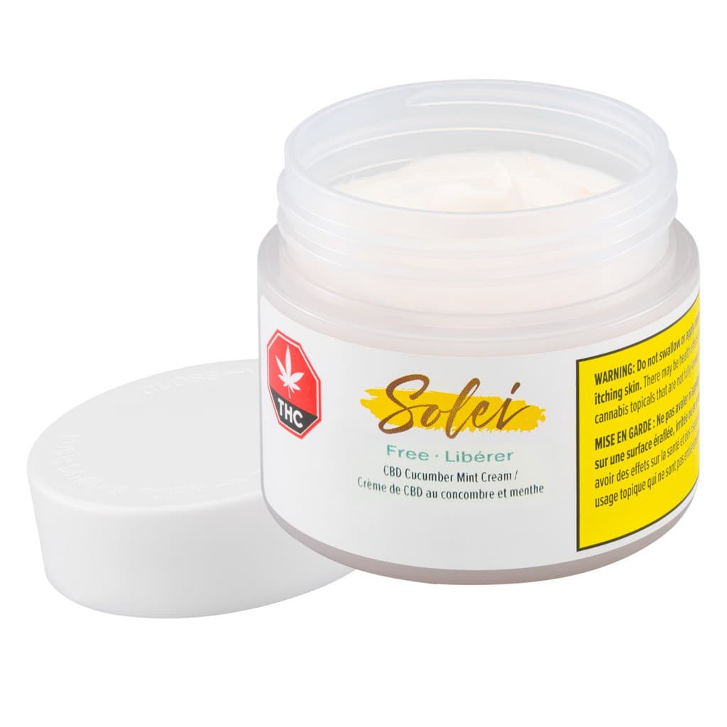 Solei Free – CBD Cucumber Mint Cream - 75g