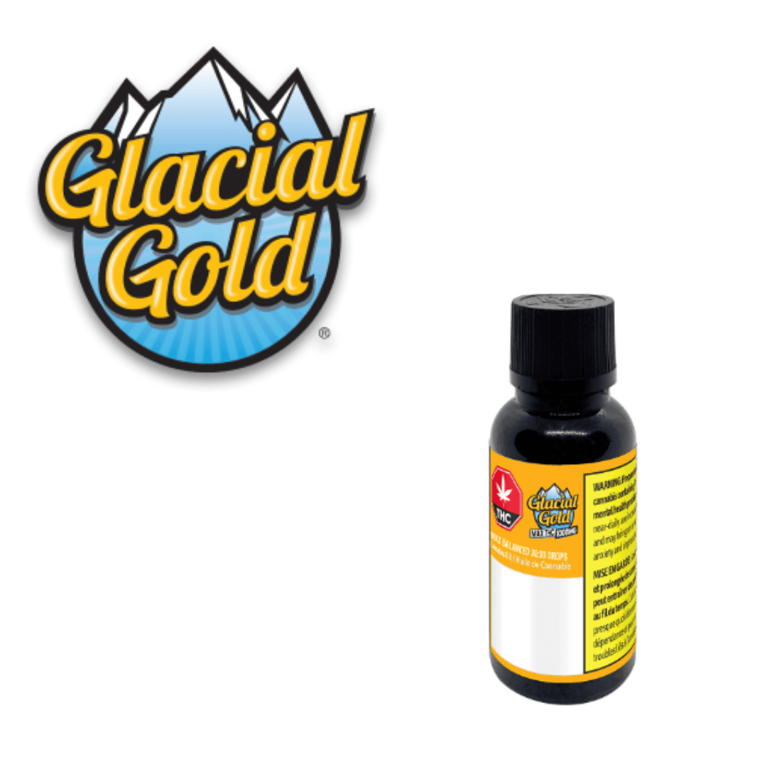 Glacial Gold MAX Balanced 30:30 Drops - Hybrid - 35ml
