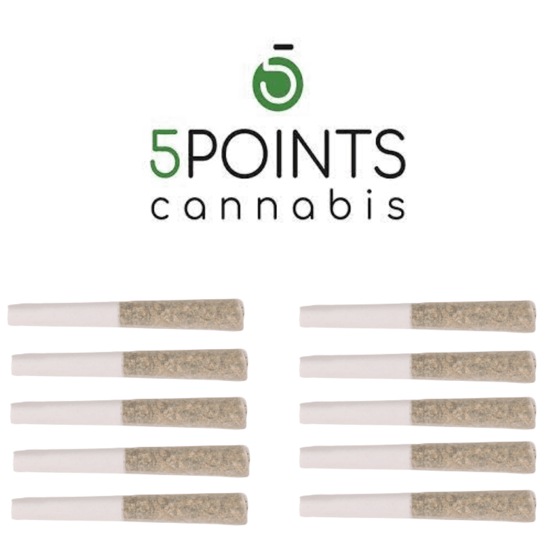 5 Points Cannabis Permanent Marker Pre-Roll - Indica - 10x0.3g