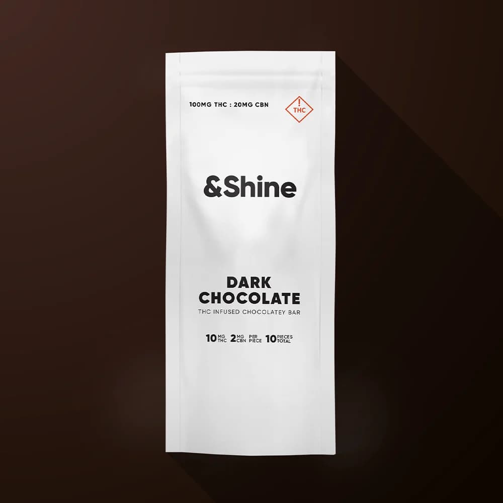 &Shine 5:1 Dark Chocolatey [10pk] (100mg THC/20mg CBN)