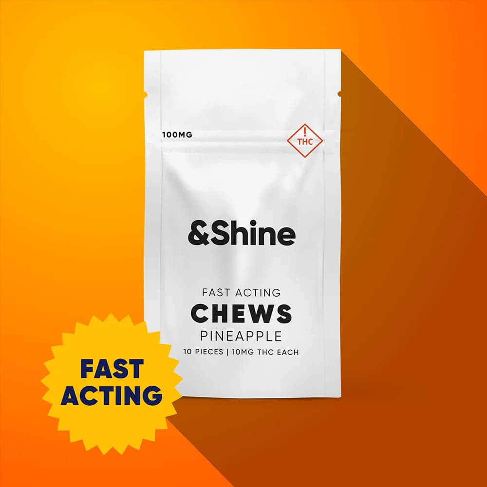 &Shine Fast Acting Pineapple [10pk] (100mg)