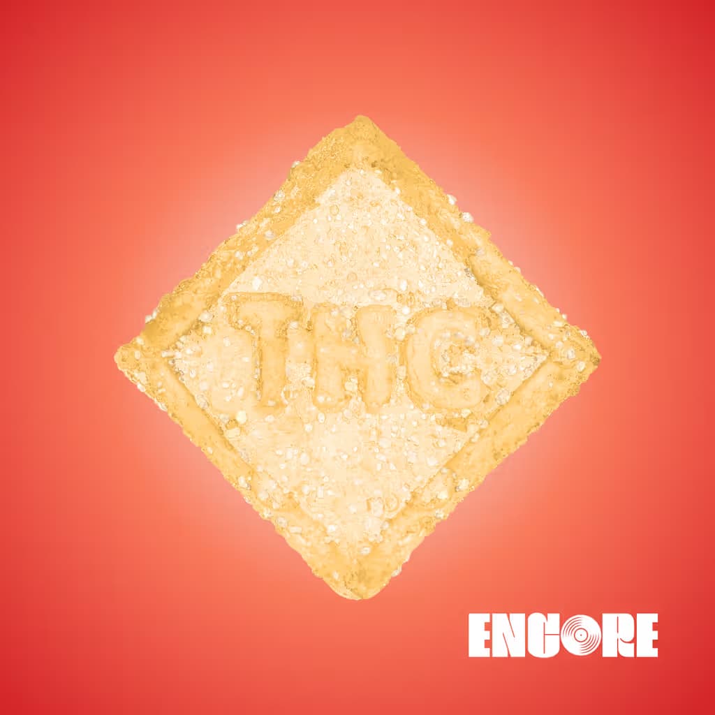 Encore Sour Strawberry Peach 2:1 CBD:THC Soft Chews