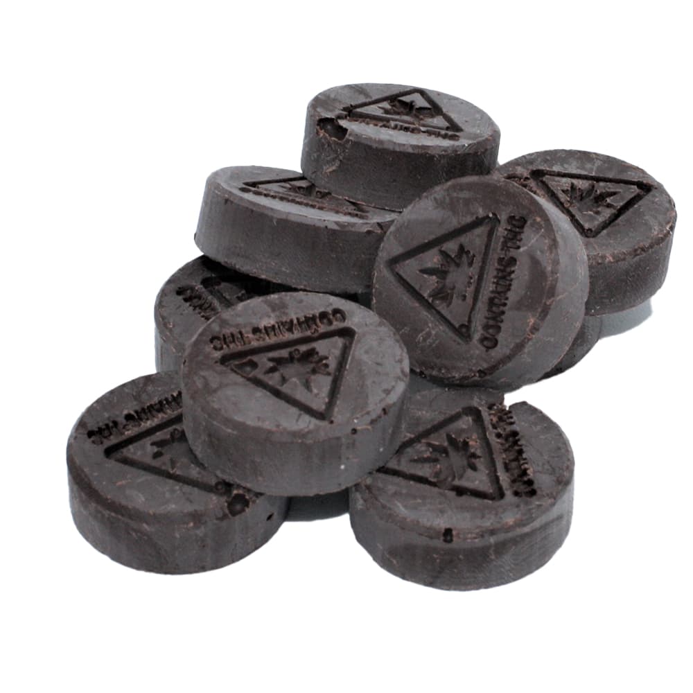 Temescal Wellness Dark Chocolate Rounds THC Hybrid Blend 10mg (10pk)