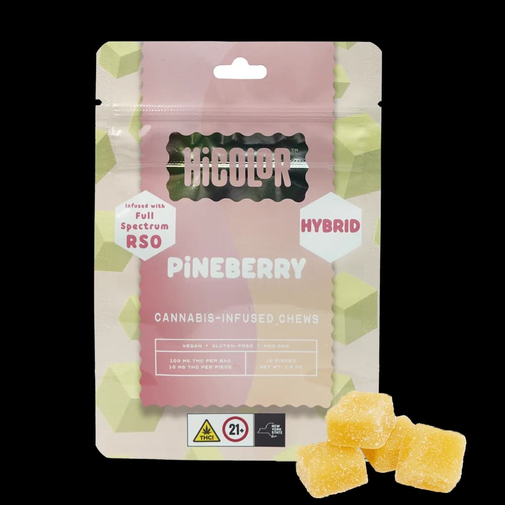 HiCOLOR Pineberry 10mg RSO [10pk] (100mg)