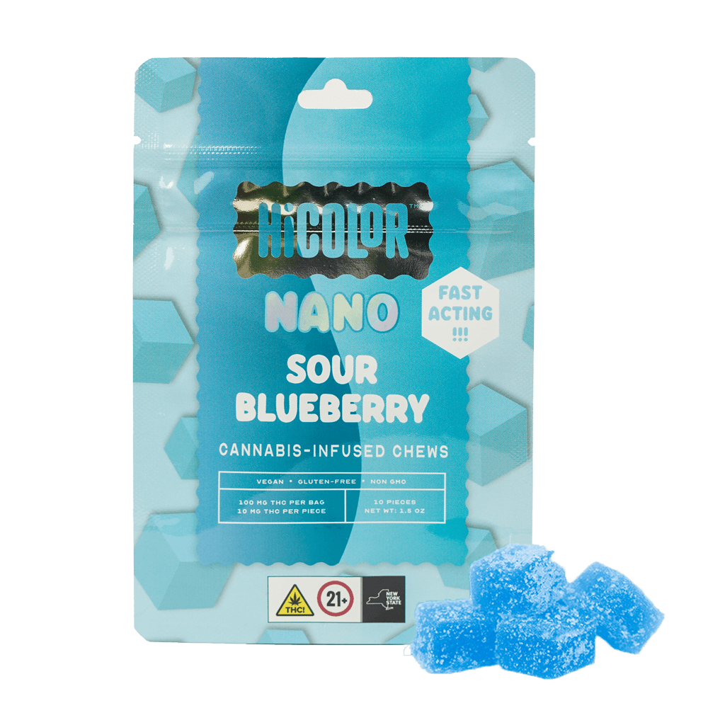 HiCOLOR Sour Blueberry Nano [10pk] (100mg)
