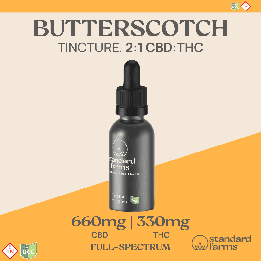 Standard Farms Anytime Tincture 2:1 CBD:THC (H) [30ml] (330mg)