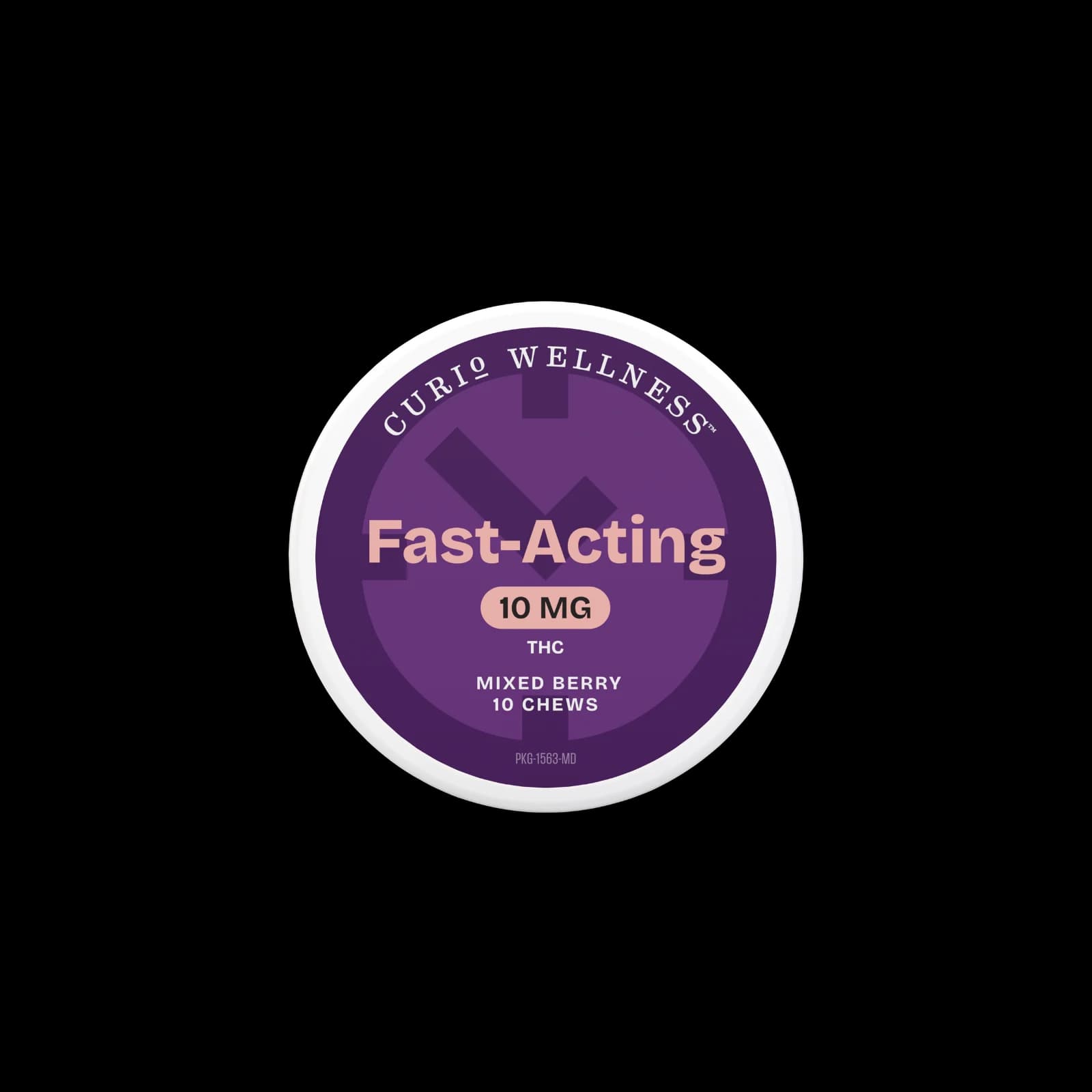 Curio Wellness Fast Acting Chews | Mixed Berry | 10mg | 10pk