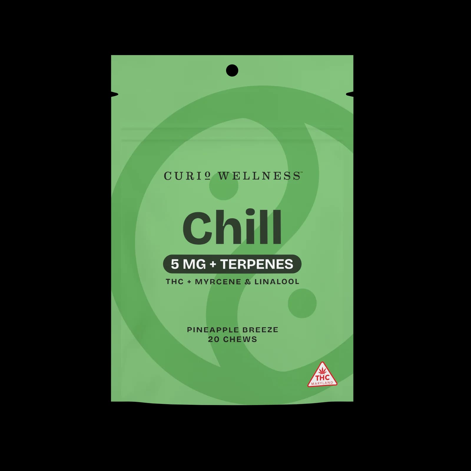Curio Wellness Chill Pineapple Breeze + Terpenes Chews [20pk] (100mg)
