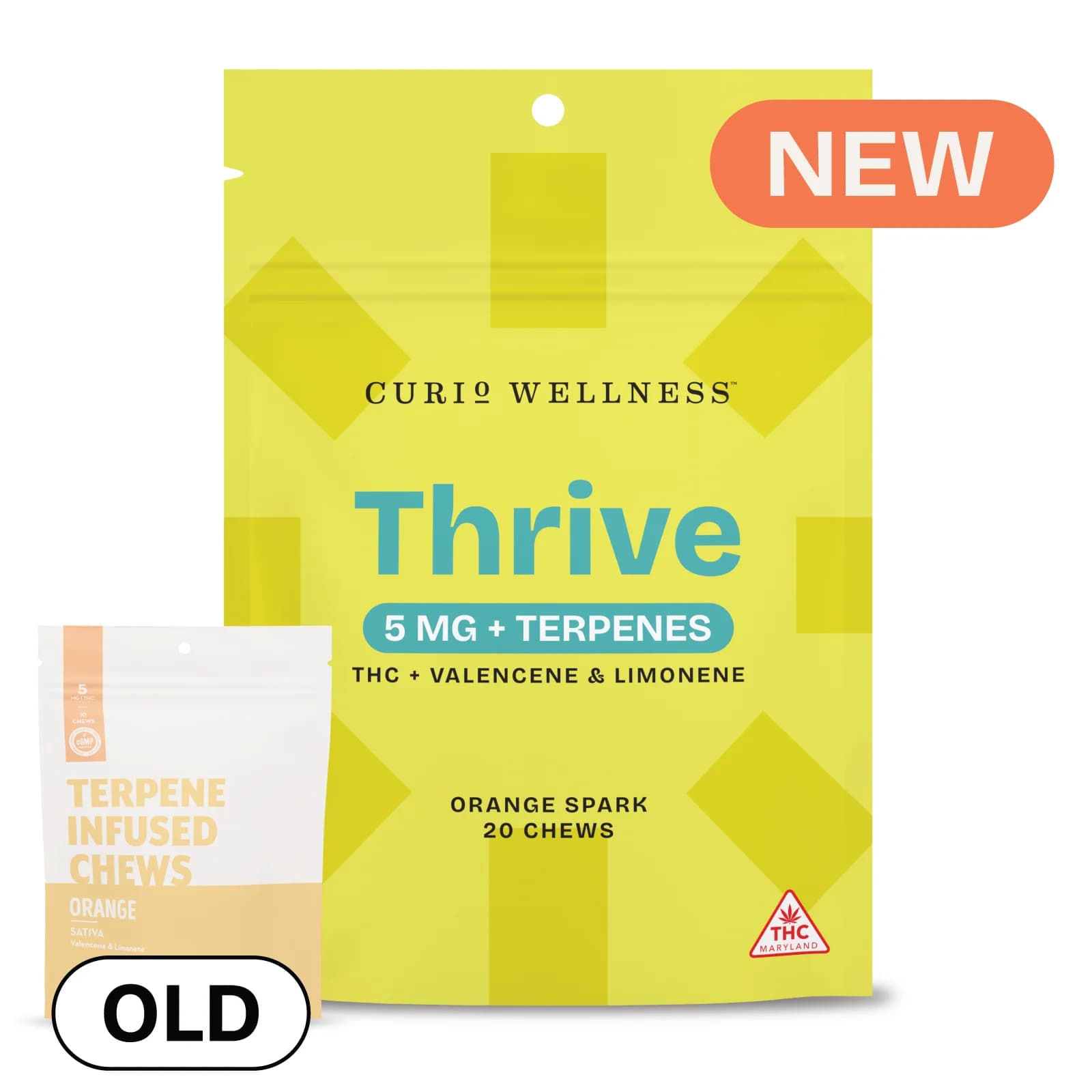 Curio Wellness Thrive Orange Spark [20pk] (100mg)