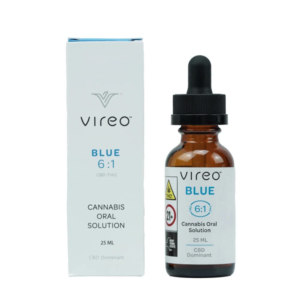 Vireo Blue Oral Solution [25mL] (85.72mg THC/514.28mg CBD)
