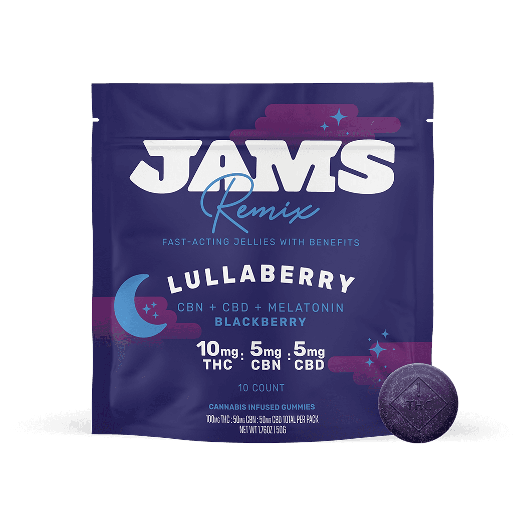 JAMS 2:1:1 Lullaberry [10pk] (100mg THC/50mg CBN/50mg CBD)