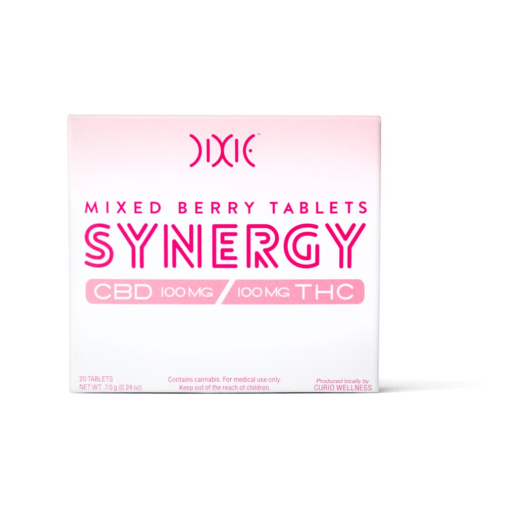 Dixie SYNERGY Mixed Berry 1:1 - [20pk] (100mg CBD/100mg THC)