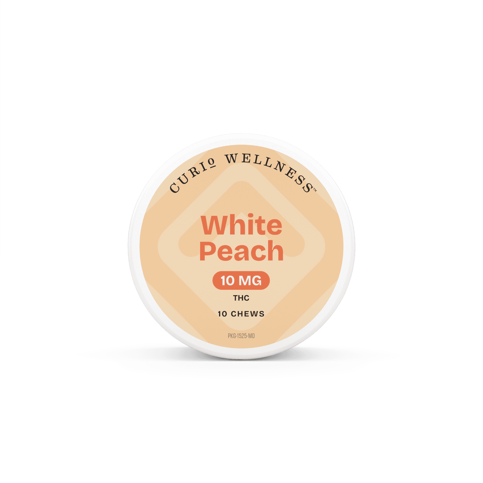 Curio Wellness Chews | White Peach | 10mg | 10pk
