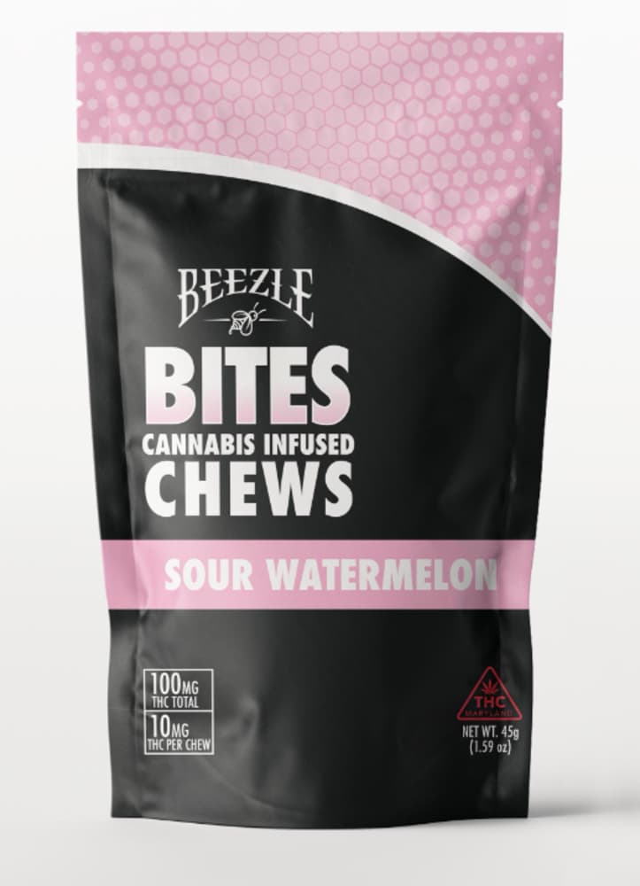 Beezle Bites Sour Watermelon [10pk] (100mg)
