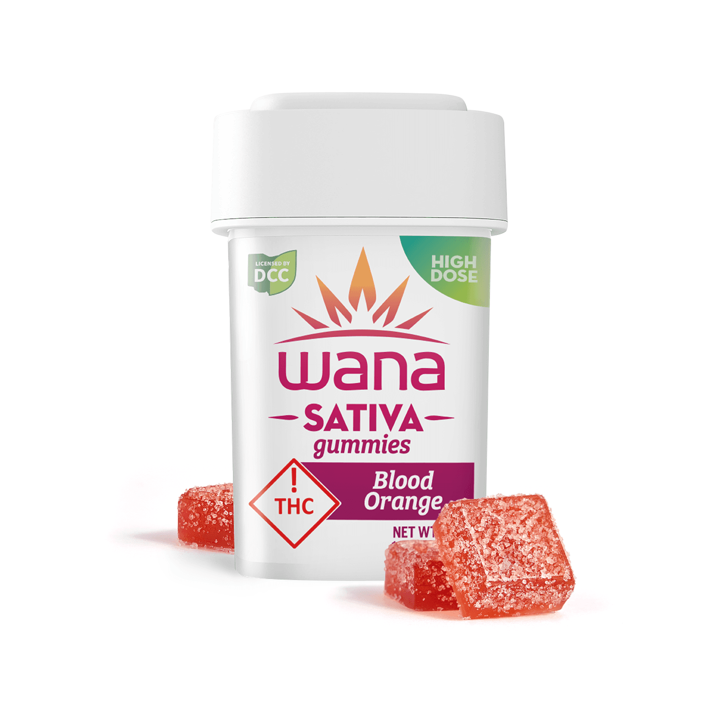 Wana Blood Orange - Sativa [10pk] (300mg)