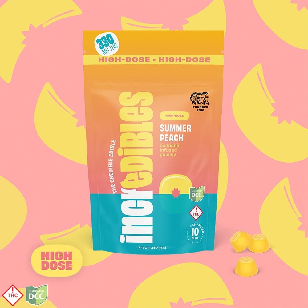 incredibles Summer Peach High Dose [10pk] (330mg)