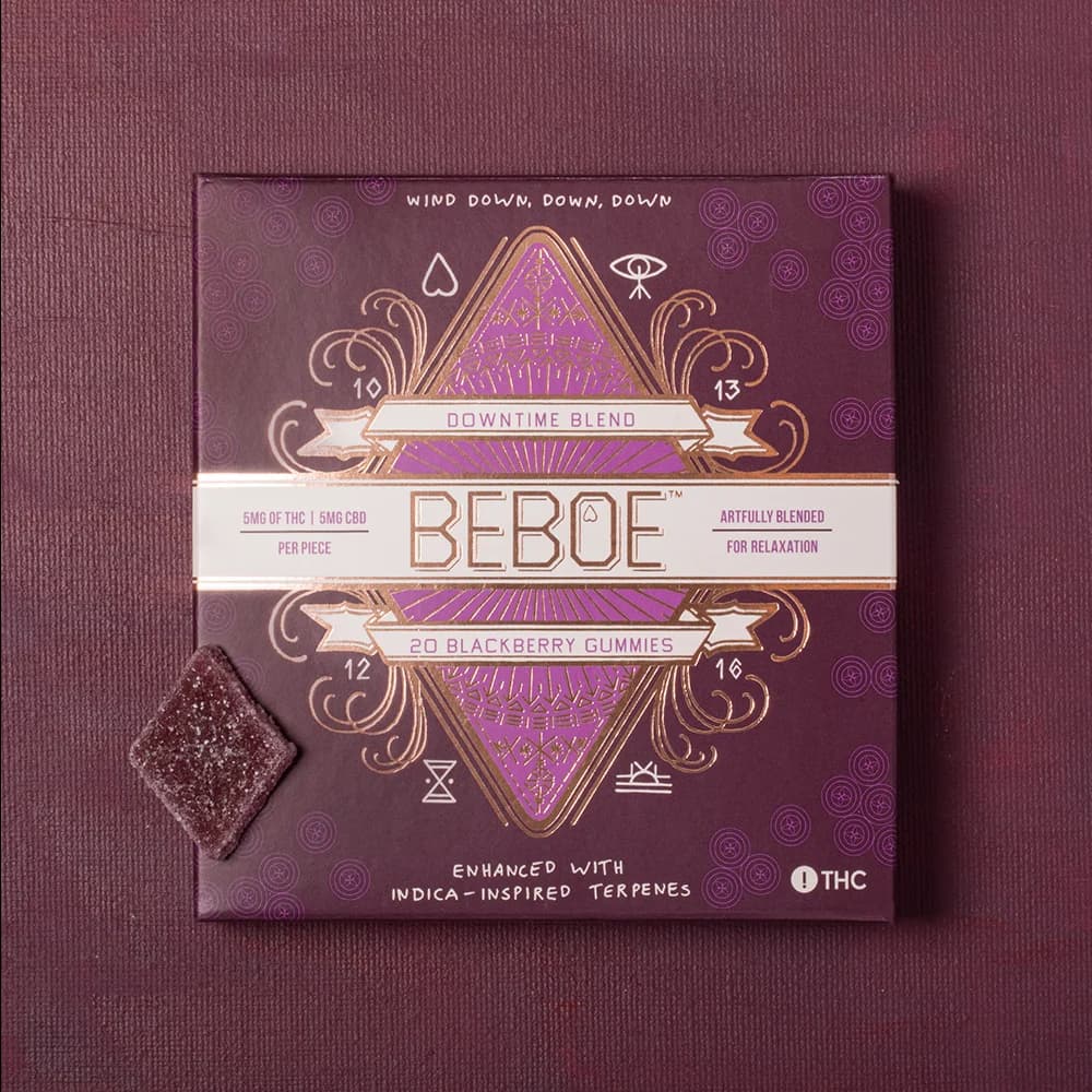 BEBOE 1:1 Blackberry [20pk] (100mg CBD/100mg THC)