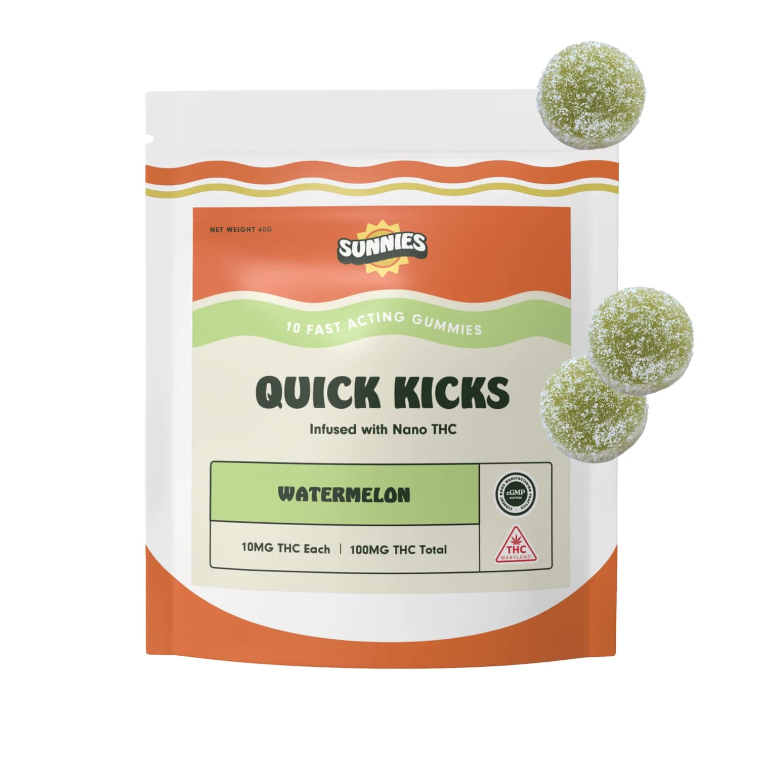 Sunnies Watermelon [10pk] (100mg)