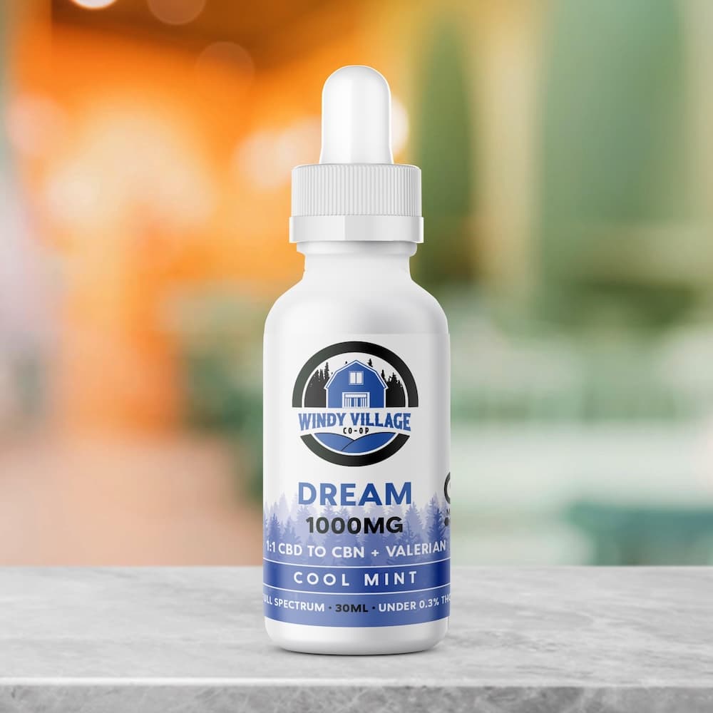 Windy Village Hemp-Derived CBN:CBD Dream Tincture (1000mg 30mL)