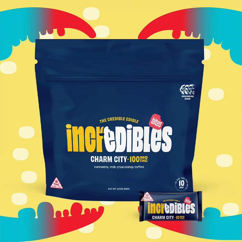 incredibles Charm City Bites [10pk] (100mg)