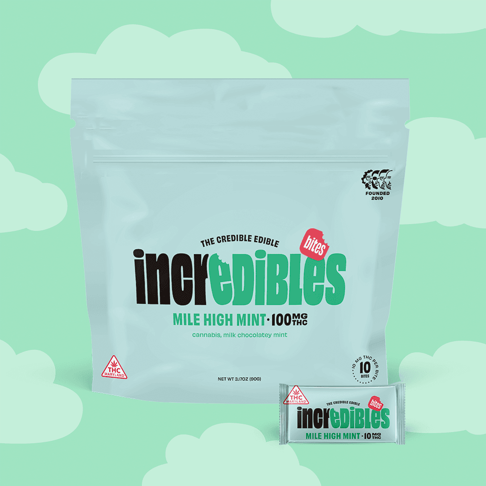 incredibles Mile High Mint Bites [10pk] (100mg)