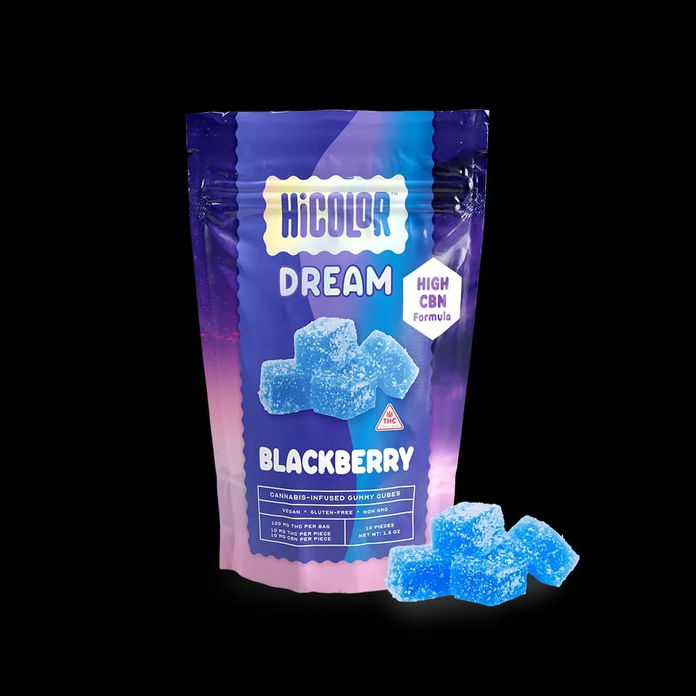 HiCOLOR 1:1 CBN Blackberry Dream [10pk] (100mg CBN/100mg THC)