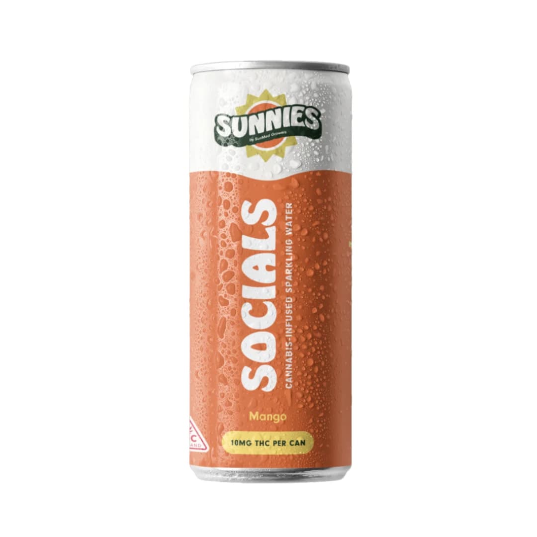 Sunnies Socials I Mango Sparkling Water 10mg