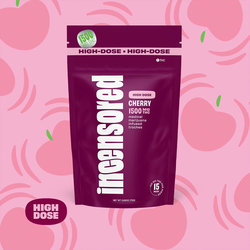 (inc)ensored Cherry High Dose [15pk] (1500mg)