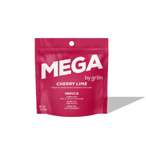 Grön Cherry Lime Mega Pearls Troches 20ct/50mg