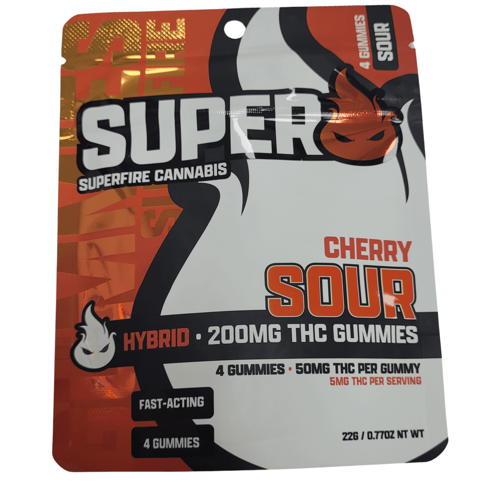 Superfire Sour Cherry | 200MG Gummies