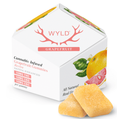 Wyld Grapefruit 1:1:1 CBG:CBC Sativa Enhanced Gummies