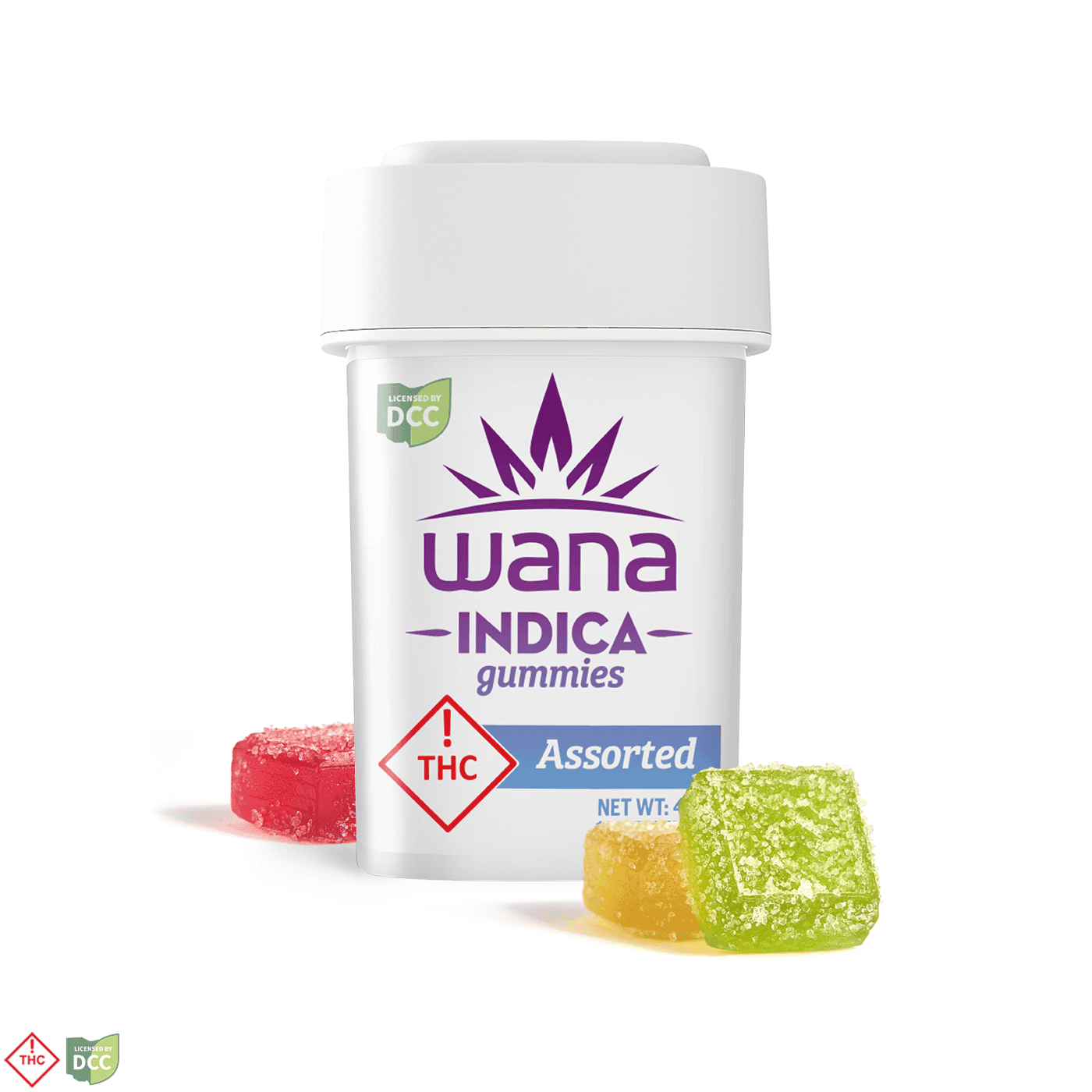 Wana Assorted Flavors - Indica [10pk] (110mg)