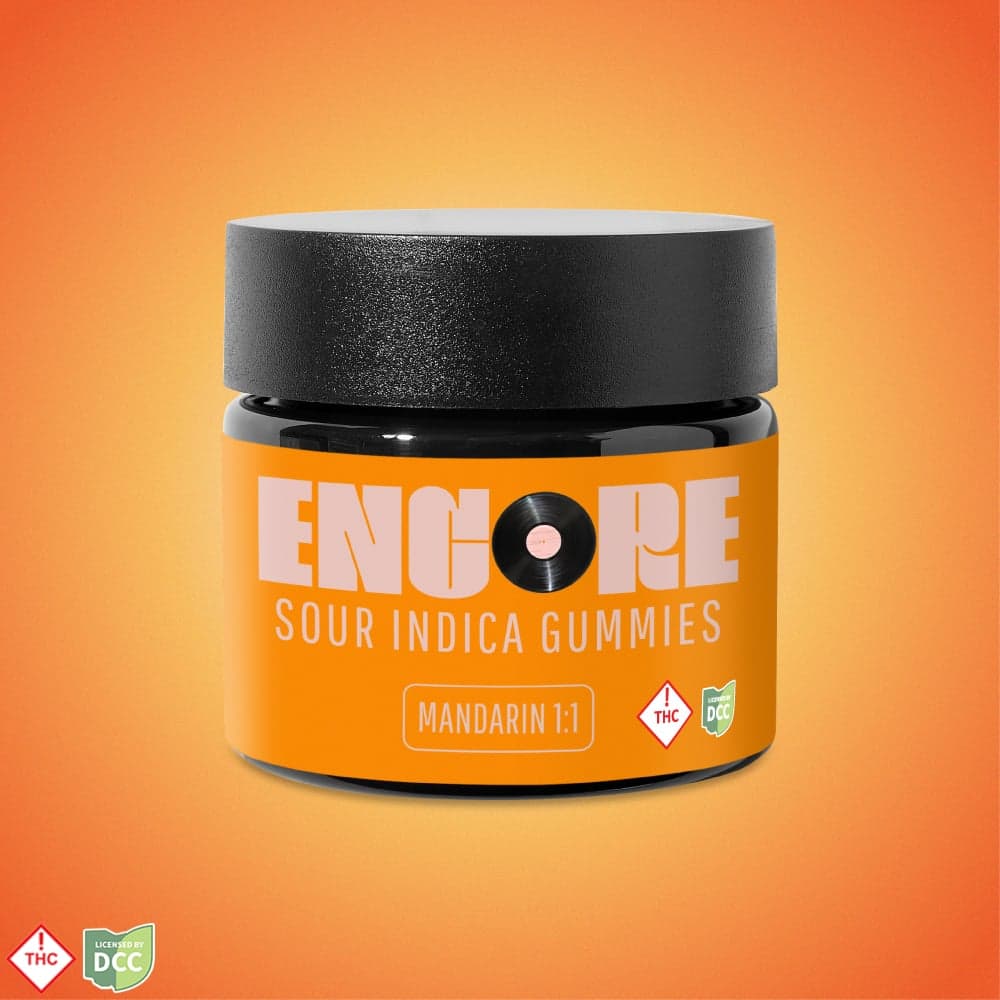Encore Edibles 1:1 Sour Mandarin [10pk] (110mg CBD/110mg THC)