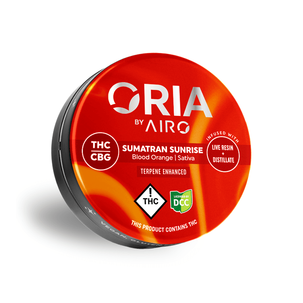 ORIA by Airo Sumatran Sunrise - Blood Orange [10pk] (100mg THC/50mg CBG)