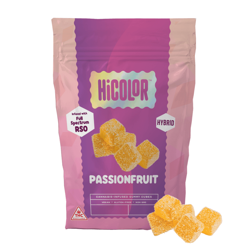 HiCOLOR Passionfruit RSO Gummies [2pk] (20mg)