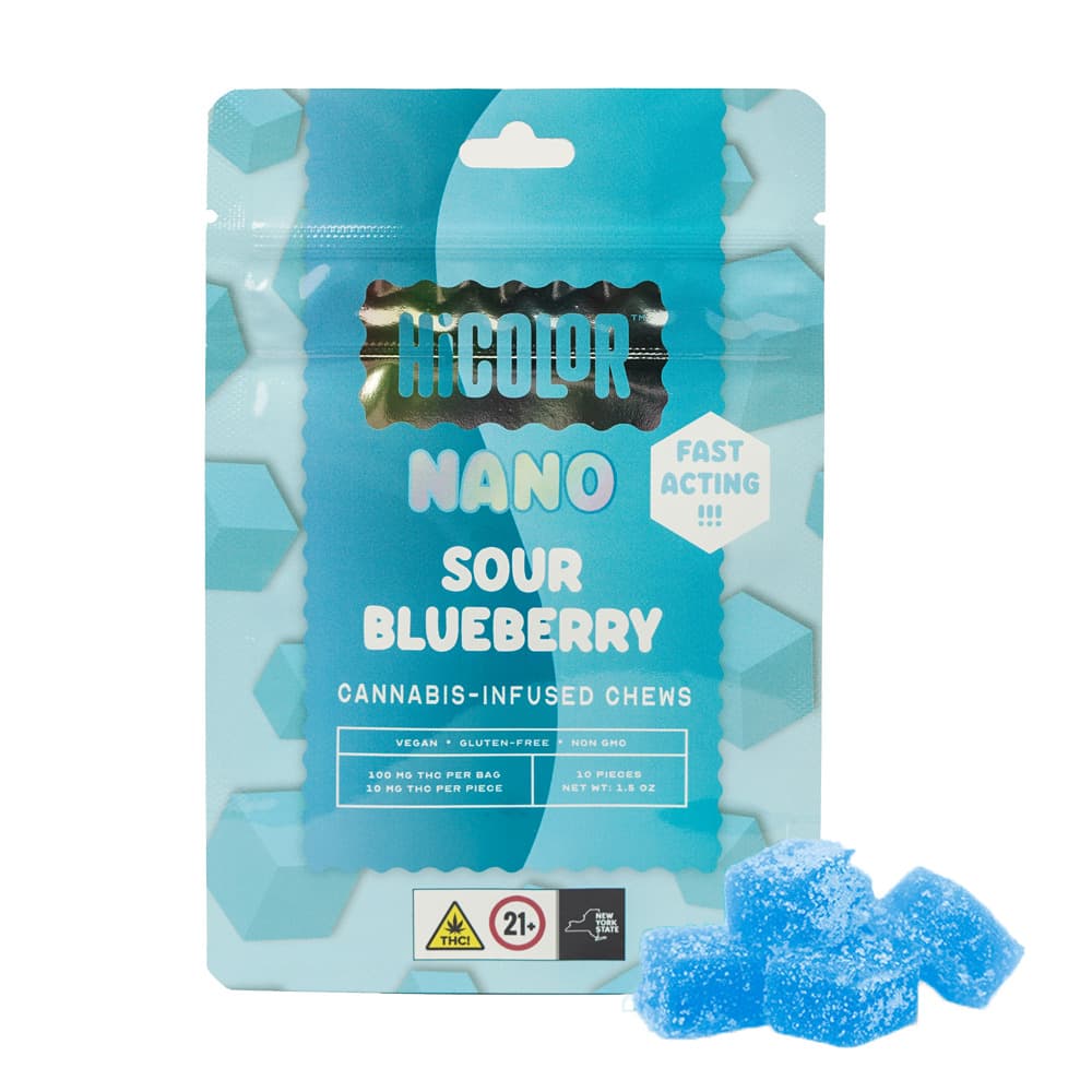 HiCOLOR Sour Blueberry Nano [10pk] (100mg)