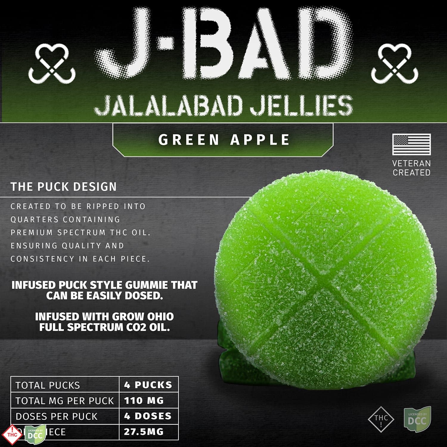 Butterfly Effect Green Apple [16pk] (440mg)