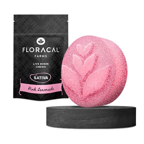 FloraCal Farms Live Rosin Chews - Pink Lemonade