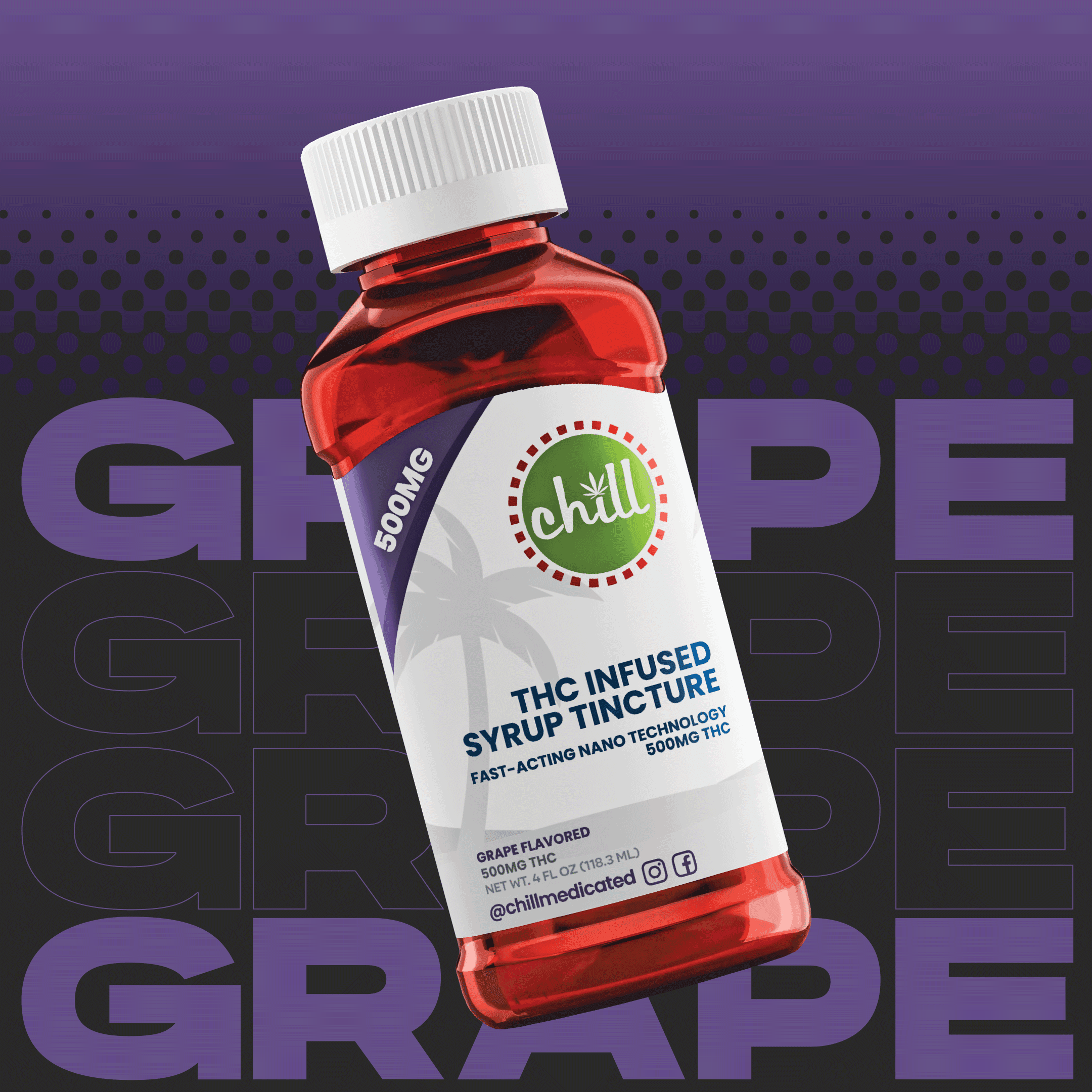 Chill Medicated Grape Syrup Tincture