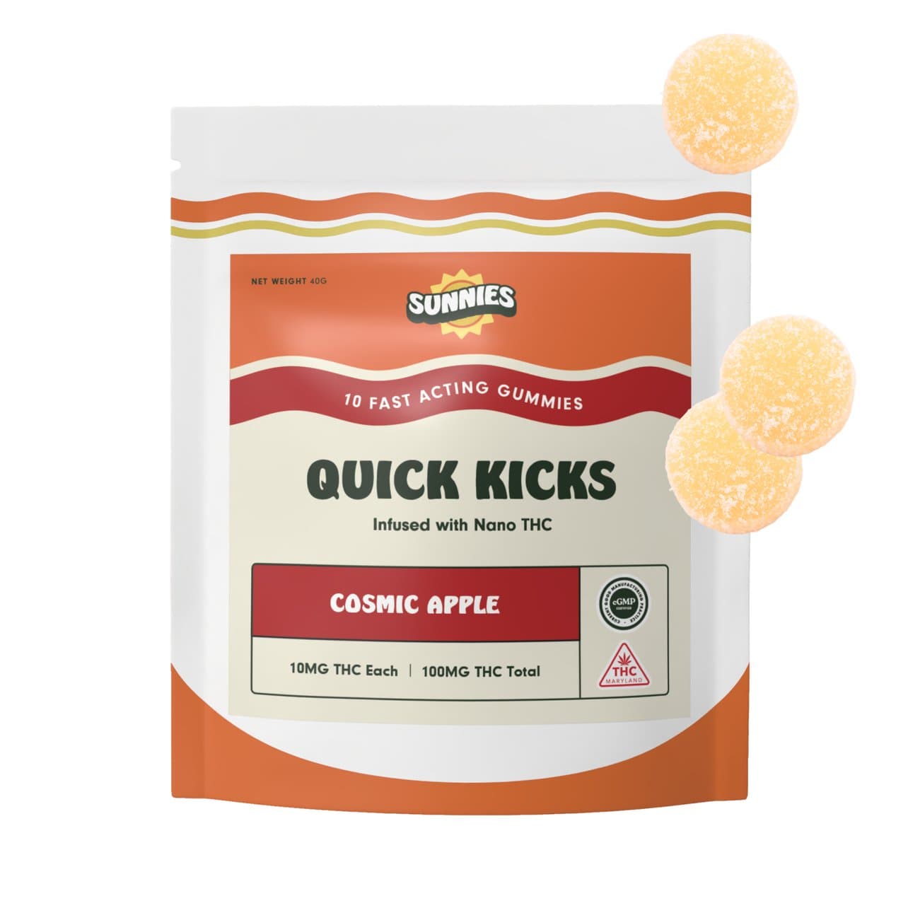 Sunnies Cosmic Apple [10pk] (100mg)