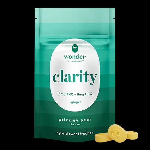 WONDER Clarity 1:1 THC:CBG Prickly Pear Sweet Troches