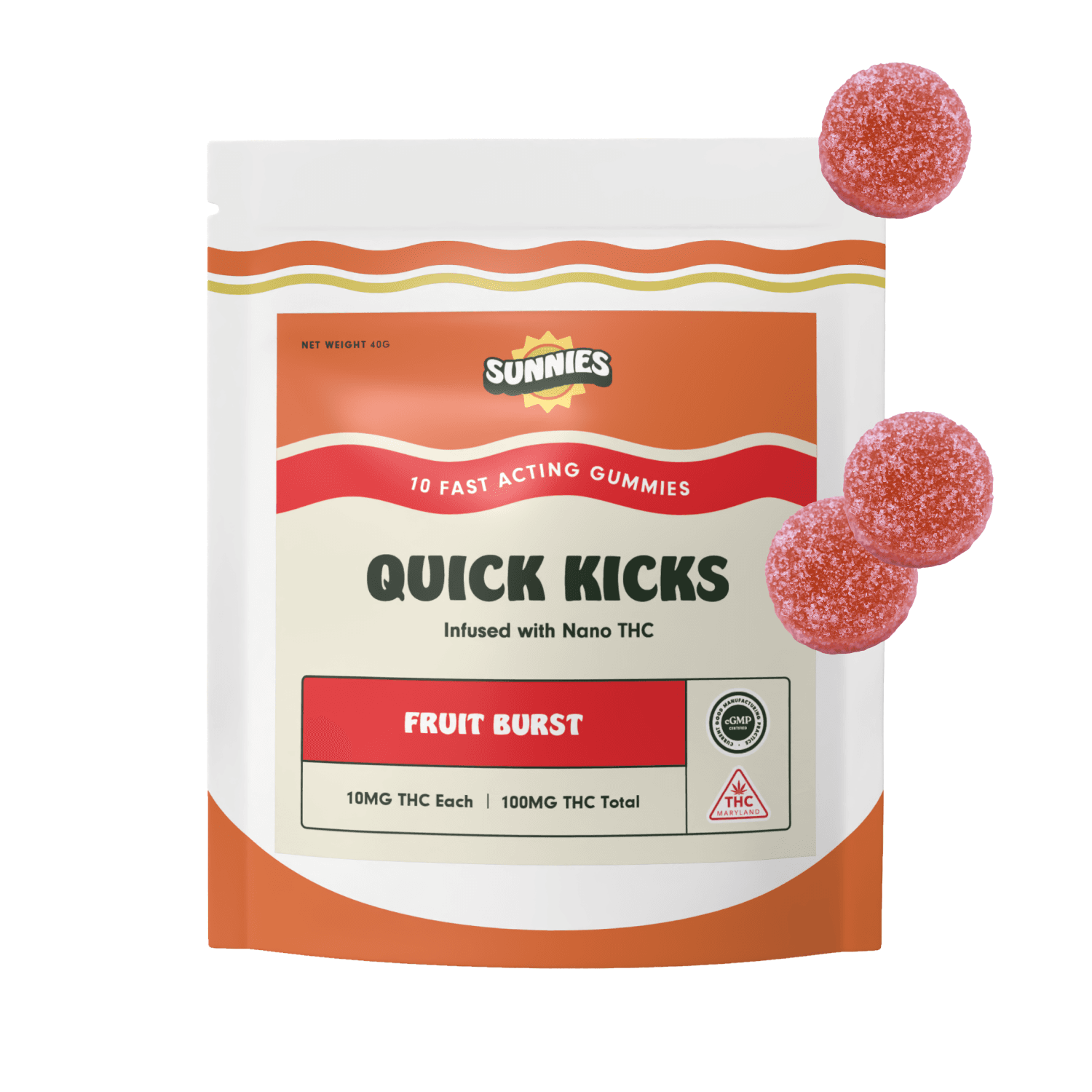 Sunnies Fruit Burst [10pk] (400mg)