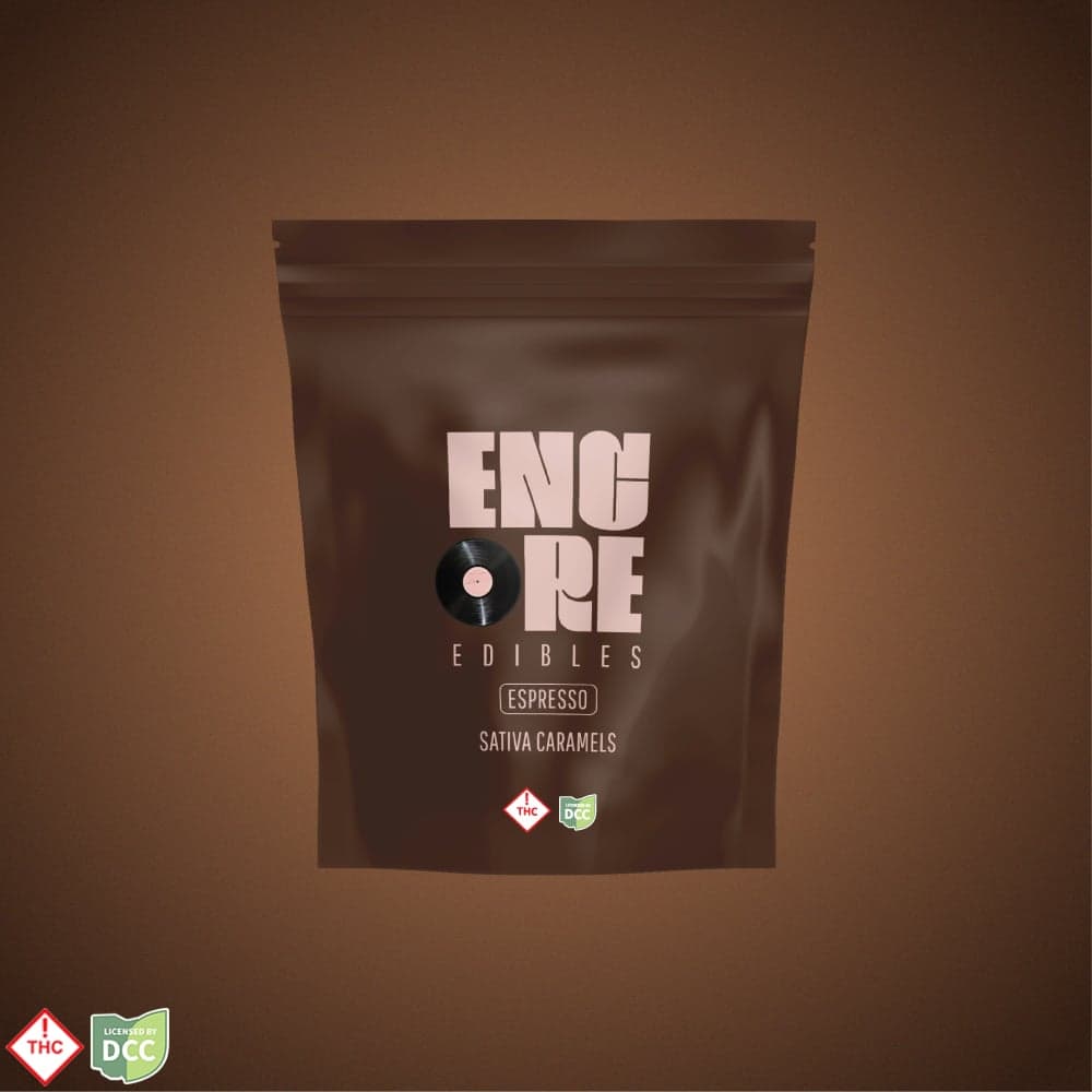 Encore Edibles Espresso Caramels (110mg)