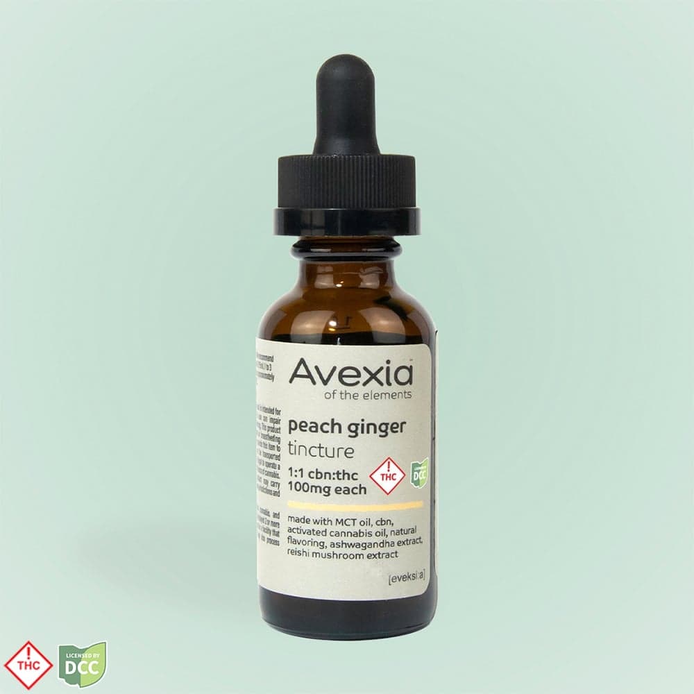 Avexia Peach Ginger 1:1 CBN:THC (110mg CBN/110mg THC)
