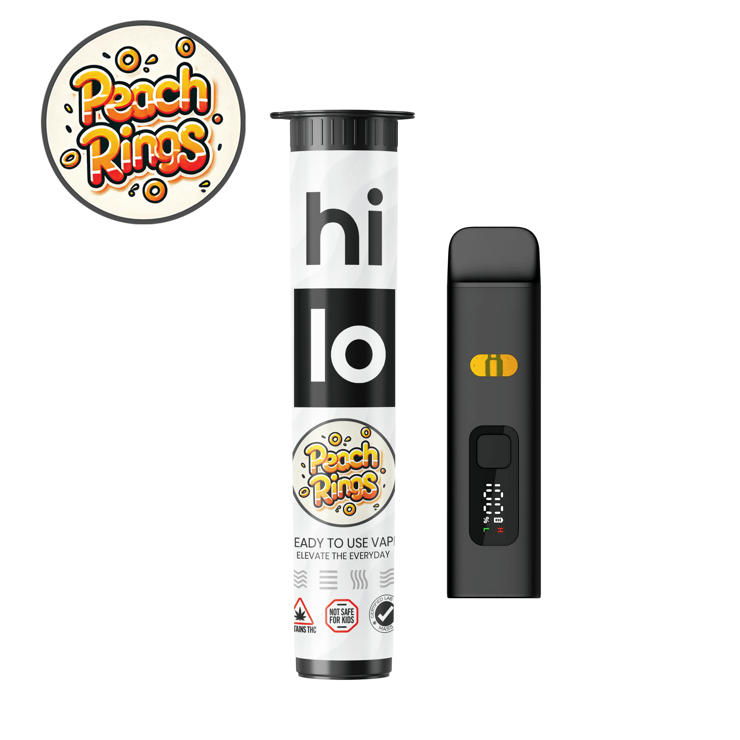 Hi-Lo Peach Rings Disposable Vape | 1.5g