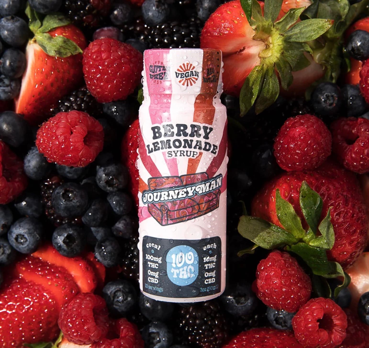 Journeyman Berry Lemonade | 100mg Beverages