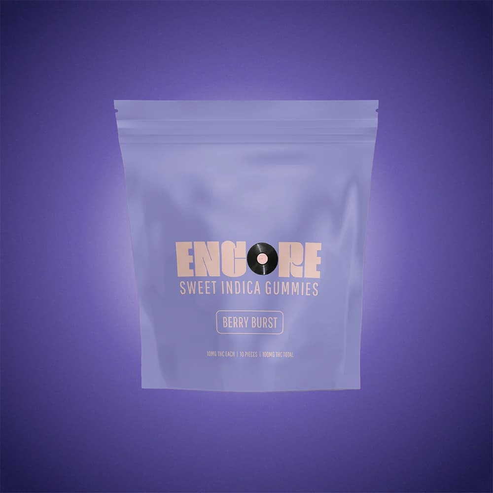 Encore Edibles Berry Burst Indica Gummies [10pk] 100mg