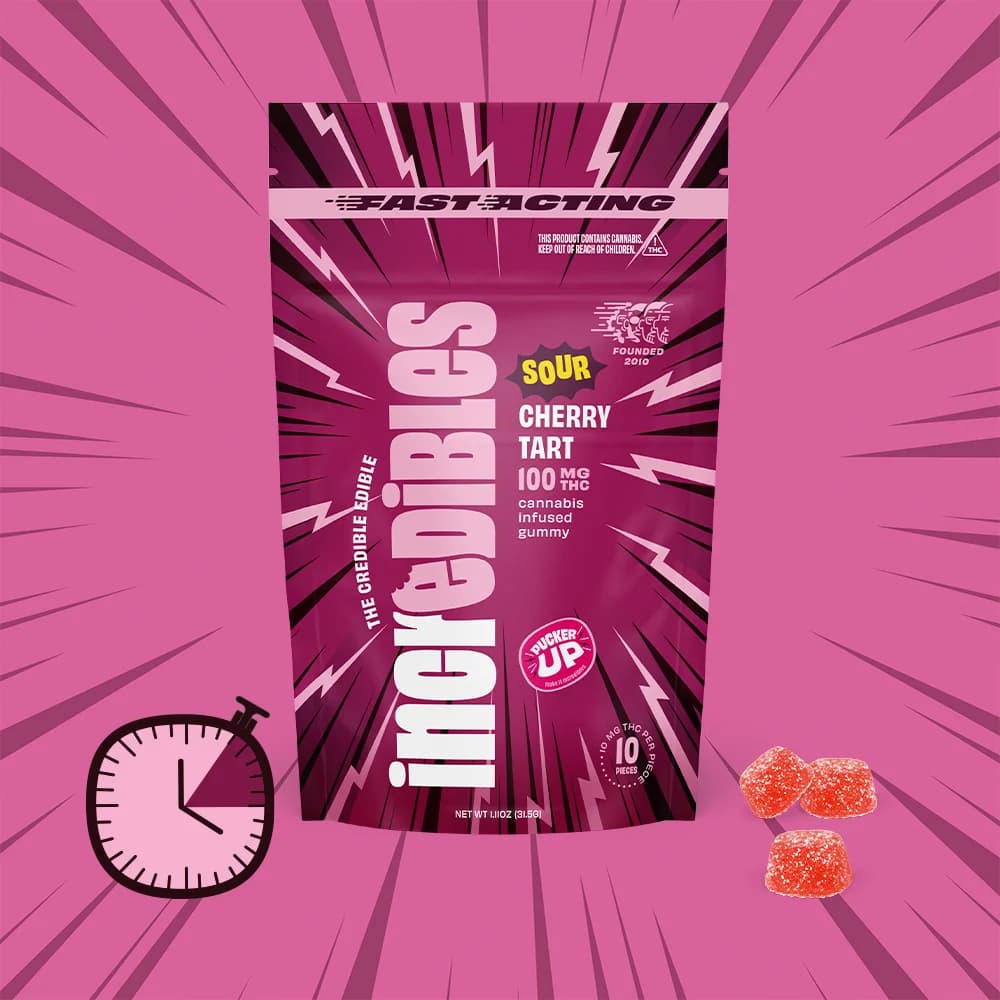 incredibles Fast Acting Sour Cherry Tart [10pk] (100mg)
