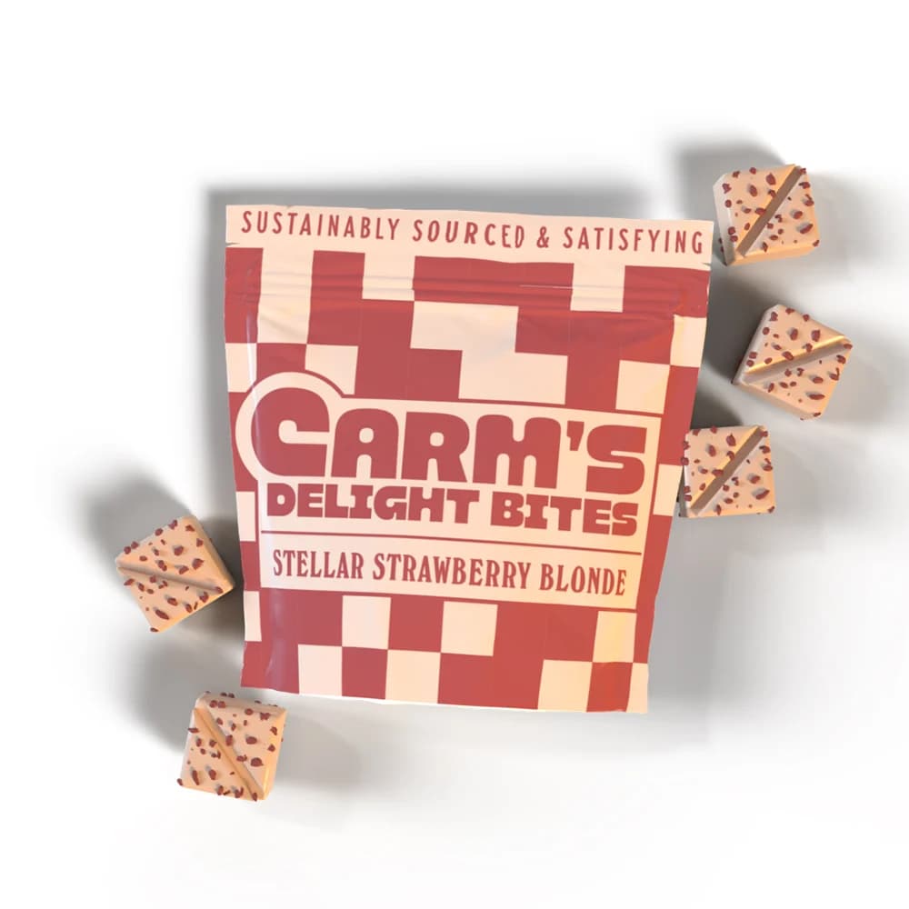 Carm's Delight Bites Stellar Strawberry Blonde [10pk] (100mg)